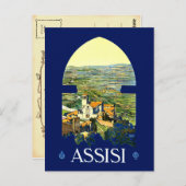 Poster voor reizen naar Italië Briefkaart (Voorkant / Achterkant)