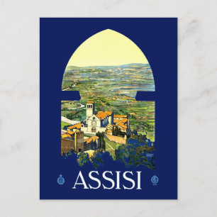 Poster voor reizen naar Italië Briefkaart