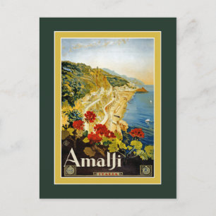 Poster voor reizen naar Italië Briefkaart