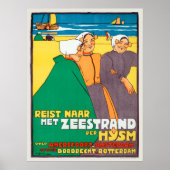 Poster voor reizen naar Nederland teruggezet in 19 (Voorkant)