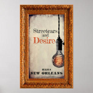 Poster voor reizen naar New Orleans