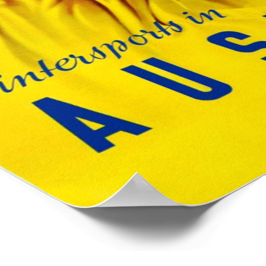 Poster voor reizen naar Oostenrijk (Hoek)