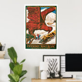 Poster voor reizen tijdens de Olympische Winterspe (Thuiskantoor)