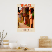 Poster voor reizen tussen woningen in Italië (Keuken)