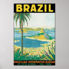 Poster voor reizen vanuit Brazilië
