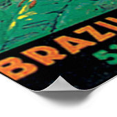 Poster voor reizen vanuit Brazilië (Hoek)