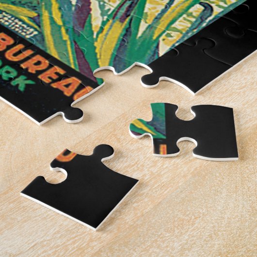 Poster voor reizen vanuit Brazilië Legpuzzel (Zijkant)