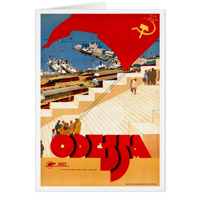 Poster voor reizen vanuit de Sovjet-Unie Odessa Vi (Voorkant)