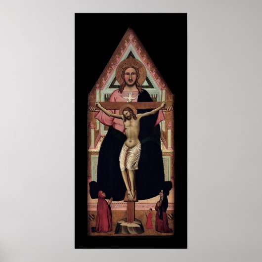 poster voor religieuze kunst "The Trinity" (Voorkant)