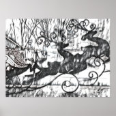 Poster voor rendierschets (Voorkant)