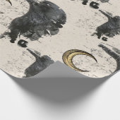 Poster voor riffels, ontwaterd door Raven Alchemy Cadeaupapier (Hoek)