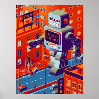 poster voor robotinvasie