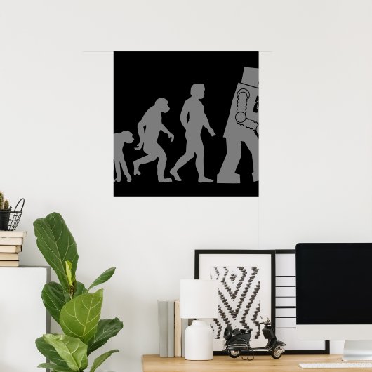 Poster voor robotontwikkeling (Thuiskantoor)