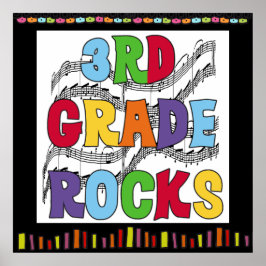 poster voor Rocks Classroom van derde graad