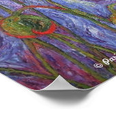 Poster voor rode papaver (Hoek)