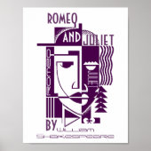Poster voor Romeo en Juliet William Shakespeare (Voorkant)