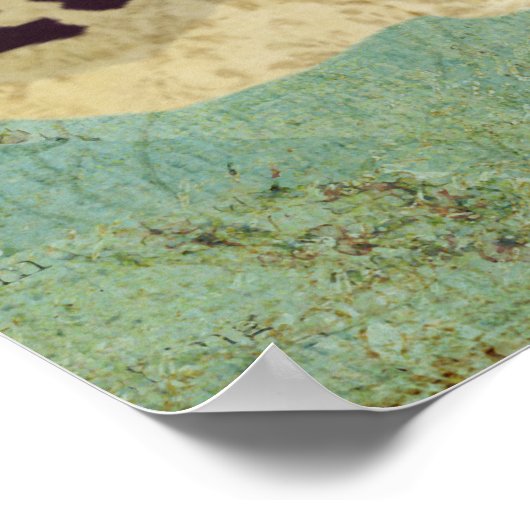 Poster voor rood en Violet Fox (Hoek)