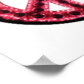 poster voor rood vredesbord (Hoek)