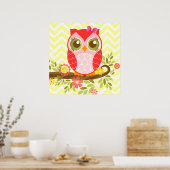 Poster voor roze meisleepwand (Keuken)