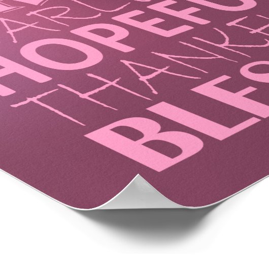 Poster voor roze vlinderbevruchting (Hoek)