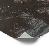 Poster voor roze zonnesteek voor strand (Hoek)