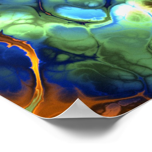 poster voor ruimtefractaal (Hoek)