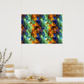 poster voor ruimtefractaal (Keuken)