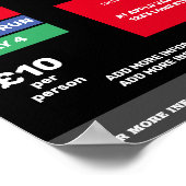 Poster voor RUN OF WALK-fundraisator (Hoek)