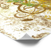 Poster voor schedelontwerp (Hoek)