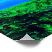 Poster voor schilderen van meren en bergen (Hoek)