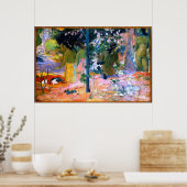 poster voor schilderkunst met paul gauguin (Keuken)