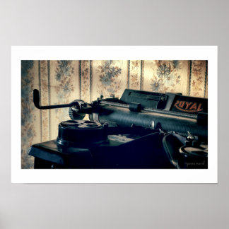 Poster voor  schrijfmachines