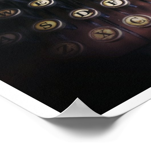 Poster voor  schrijfmachines (Hoek)