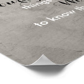 Poster voor sereniteitsgebeden citeert grijs en wi (Hoek)