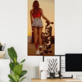 Poster voor skatermeisjes (Thuiskantoor)