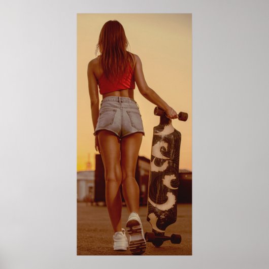 Poster voor skatermeisjes (Voorkant)