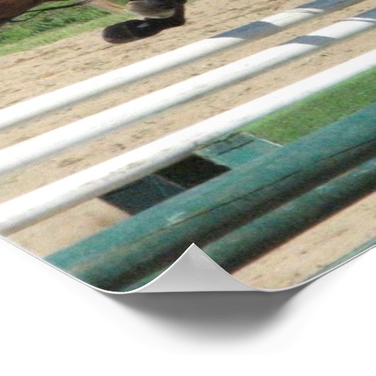 Poster voor snoeppaard afdrukken (Hoek)