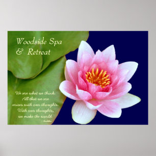 Poster voor spa en retreat