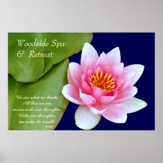  Poster voor spa en retreat
