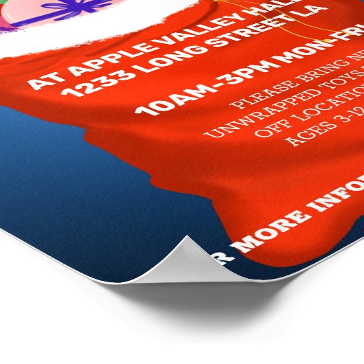 poster voor speelgoed (Hoek)