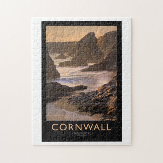 Poster voor spoorweg Cornwall Legpuzzel (Verticaal)