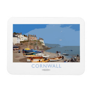 Poster voor spoorweg Cornwall Magneet