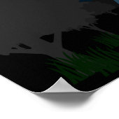 Poster voor Stargazing van vliegende schijven (Hoek)