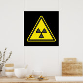 Poster voor stralingswaarschuwing (Keuken)