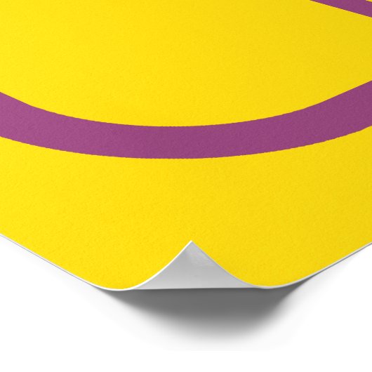 Poster voor stralingswaarschuwing (Hoek)