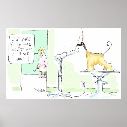 Poster voor stroompieken (Voorkant)