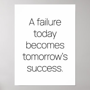 Poster voor succes morgen