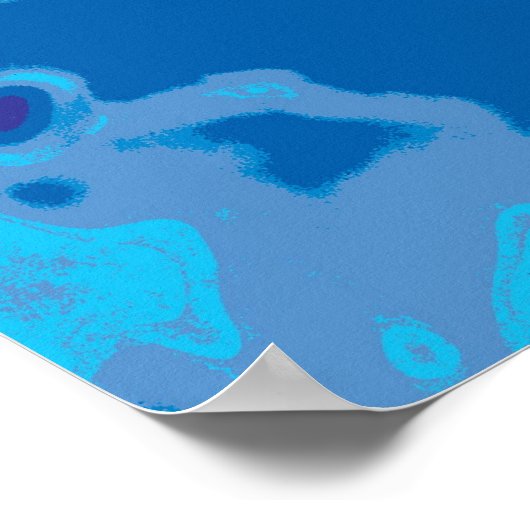 Poster voor tanden- en bloemenontwerp (Hoek)