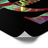 Poster voor tapeleven - zwart BG (Hoek)