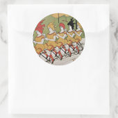 Poster voor tapes ronde sticker (Tas)